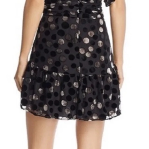 Mini Velvet M Dot V-neck Converts To Low Cut Deep Plunge Party Dress Holiday - Picture 10 of 13